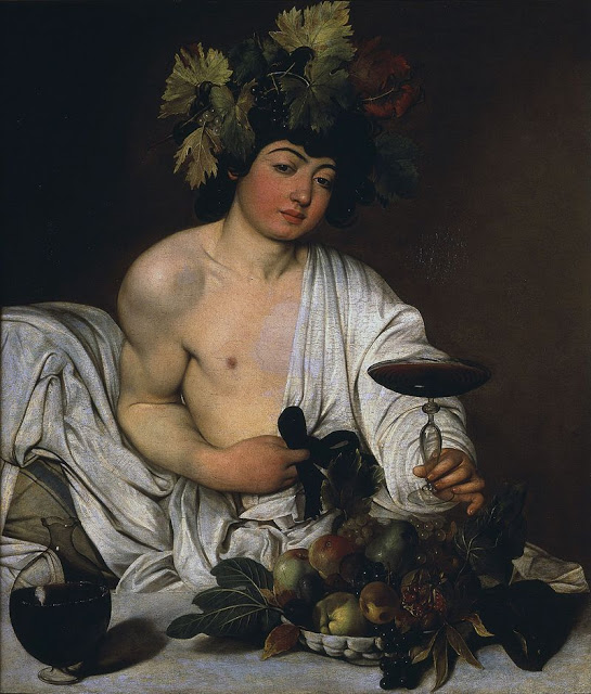 Dionysus in Bacchus by Caravaggio